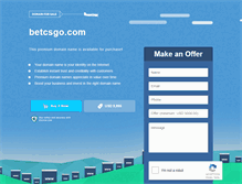 Tablet Screenshot of betcsgo.com